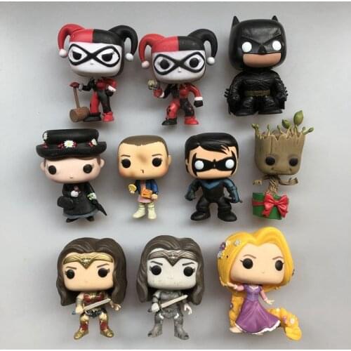 Original Used Nightwing Knight Mary Eleven Wonder Vinyl Figure Collectible Model Toy