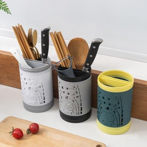 Tableware Draining Rack Chopstick Spoon Cutlery Storage Rack Drain Holder Breathable Quick Dry Mold-proof Round Cage For Kitchen