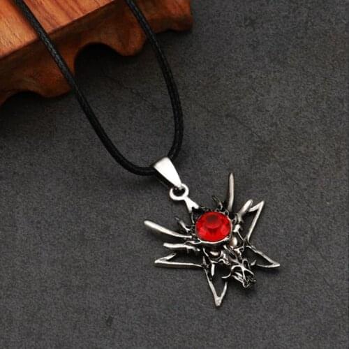 Vintage Designed Dragon Head Necklace Crystal Inlaid Domineering Men Women Punk Pendant Necklace Jewelry Gifts