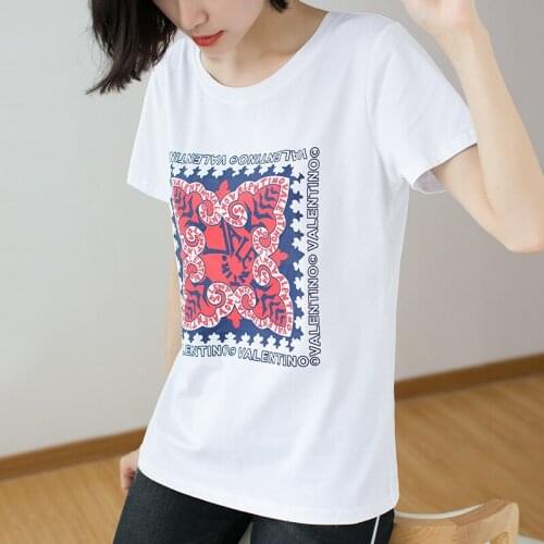 YING DE MEI Women's T-shirts With Print