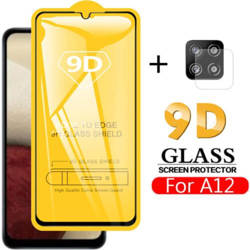 9D Samsun A12 Glass For Samsung Galaxy A51 A21s A12 Protective Glass Camera Lens Protector On Galaxi 21A A 12 SM-A125 Film Armor