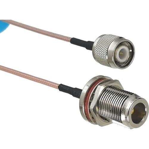 RG316 Cable N Female Jack Bulkhead to TNC Male Plug Straight Pigtail Jumper RF Coaxial 4inch~10M