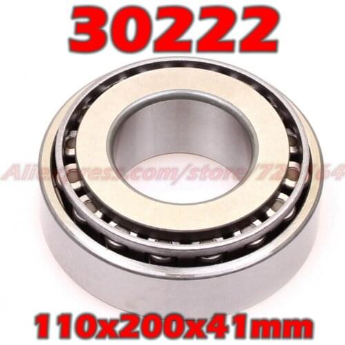 110x200x41 mm Tapered Roller Bearings 30222 7222E HR30222J 30222JR 30222A E30222J 30222VC12 30222U 30222E 110*200*41