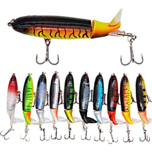 2020 Explosion Fishing Lure Bait Propeller Tractor Bait Floating Pencil Wave Climbing Water Surface New Fake Fish Hard Bait