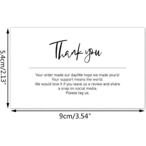 30Pcs Thank You Cards for supporting My Small Business Cards Business Card Size for Online Retailer Small Business Owner