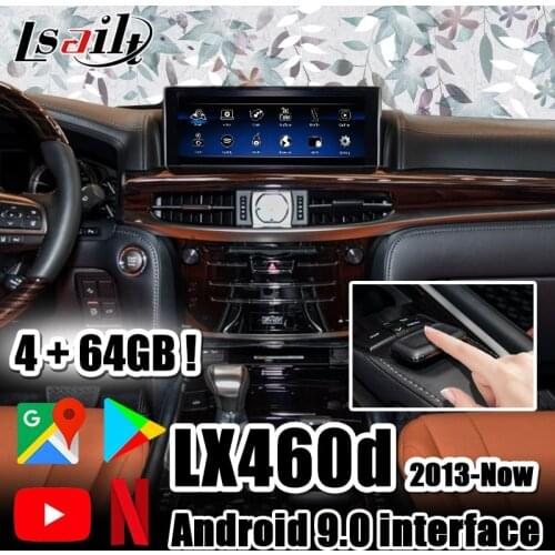 64GB Carplay&multimedia video interface for Lexus LX460d LX570 2013-2020 with YouTube , Android Auto, Netflix NX200 GX460