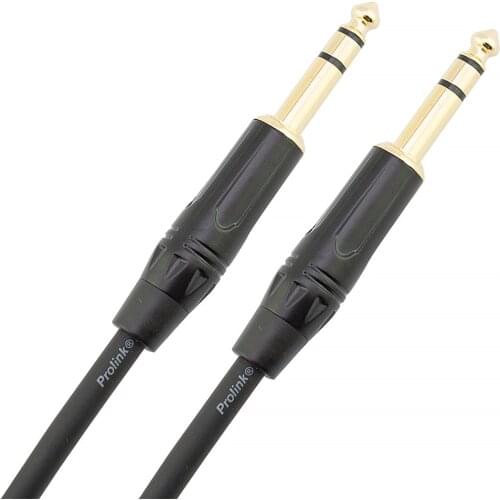 Hifi 6.35mm jack audio cable trs male to trs male balanced cable used for mixer amplifier audio equipment high shielding