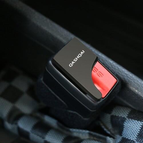 Car Styling For NISSAN QASHQAI J10 J11 Accessories Hidden Car safety seat belt buckle clip 1PCS