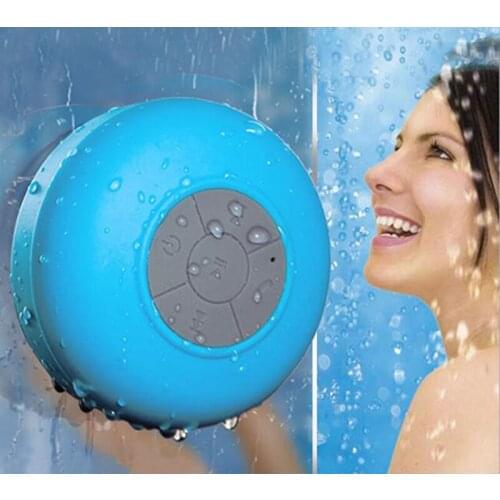 Wireless Bluetooth Speakers Waterproof Shower Bathroom Sucker Shower Music Player With Music For Portable Loudspeaker