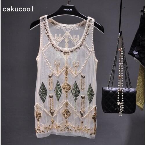 Женские прозрачные майки Cakucool China At AliExpress