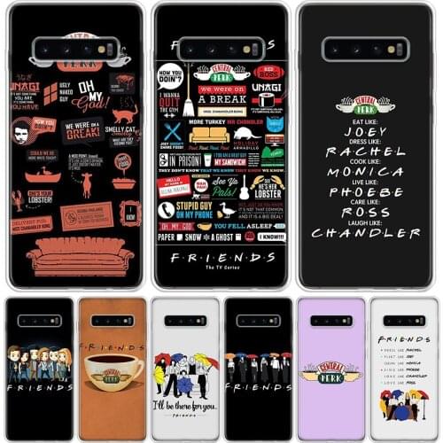 Friends Tv Show Funy Family Phone Case for Samsung Galaxy S10 S20 Ultra Note 10 9 8 S9 S8 S7 J4 J6 J8 Plus Lite + Popular Cover
