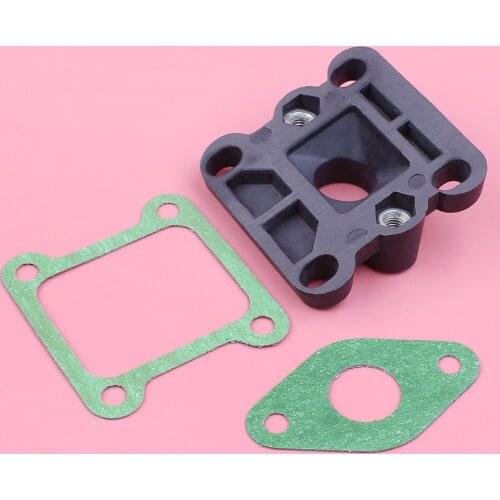 Carburetor Insulator Intake Manifold Gasket Kit For Robin NB411 EC04 BG411 CG400 2 Stroke Trimmer Brush Cutter Engine