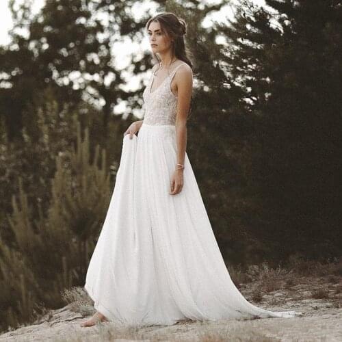 Maxianever Chiffon Wedding Dresses