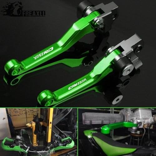 Motorbike For Honda CRM250R CRM 250R 250 R 1994 1995 1996 1997 1998 1999 Pivot Dirt bike Brake Clutch Levers Motorcycle Printing