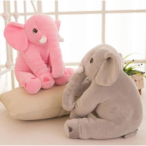 Stuffed plush toy large 60cm cartoon elephant plush toy soft throw pillow birthday gift b0958