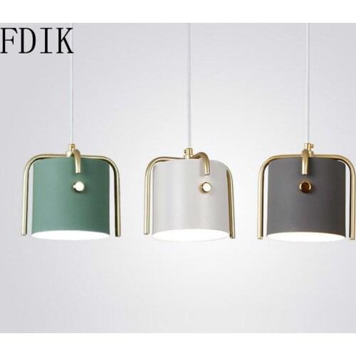 Nordic Macaron Hanging Lamp Eagle Claw Iron Pendant Light Home Decor Loft Bedroom Living Room LED Dining Room Bar Illuminator