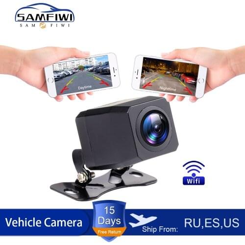 2020 NEW Wireless Car Rear View Camera WIFI Reversing Camera Dash Cam HD Night Vision Mini Body Tachograph for iPhone & Android
