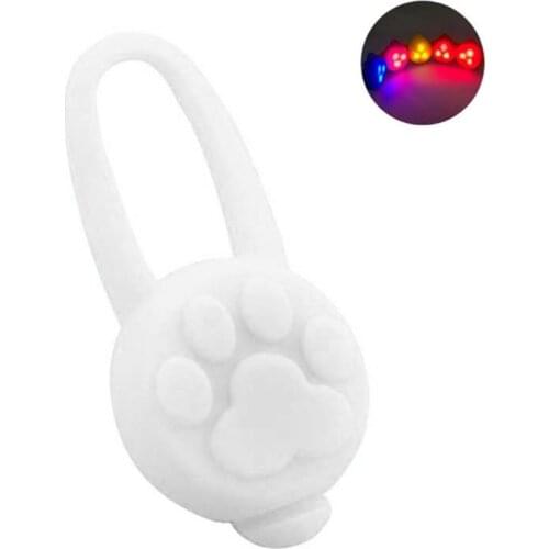 Anti-Lost LED Light Dog Collar Luminous Pendant Silicone Spotlight Flashing R9JC