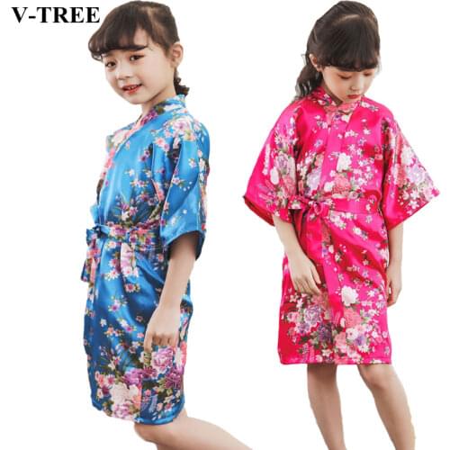 Банные халаты для девочек V-TREE China At AliExpress