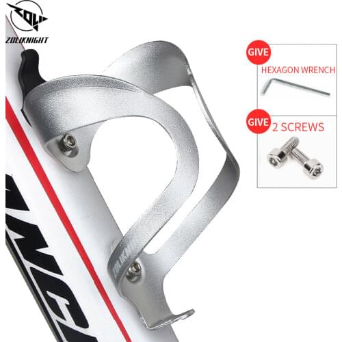 Bicycle Aluminium Alloy Water Bottle Cage Adjustable Mountain Bike Cycling Bottle Holder Ultralight HandleBar Mount