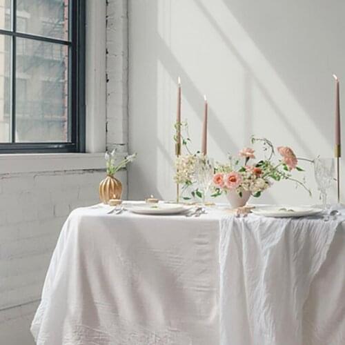 Home Decorative Table Cloth Flax Linen Tablecloth Rectangular Tablecloths Dining Table Cover Obrus Tafelkleed mantel mesa nappe