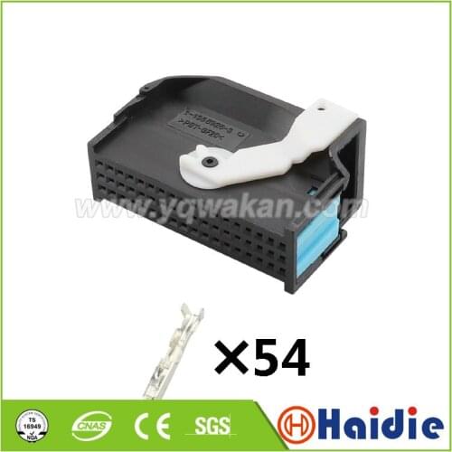 2sets 54pin Auto electric cable unsealed plug cable connector 1-1355928-3 1-1355926-3