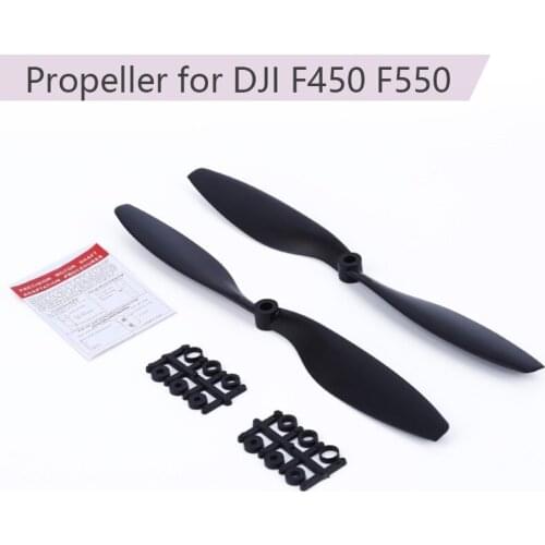 6 Pairs 10x4.5 1045 1045R Propeller Plastic Replacement Props for DJI F450 F550 Multi-Copter Drone Accessories CW CCW Spare Part