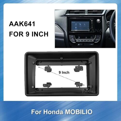 9 inch car Radio DVD fascia frame Panel for-HONDA mobilio car stereo receiver Refitting Installation Trim Kit Frame Fascias