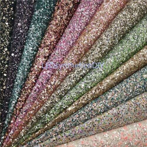 1PC 21X29CM Glitter Fabirc, Chunky Glitter Leather, Wine Glitter Leather Sheets For Making Bows LEOsyntheticoDIY T245