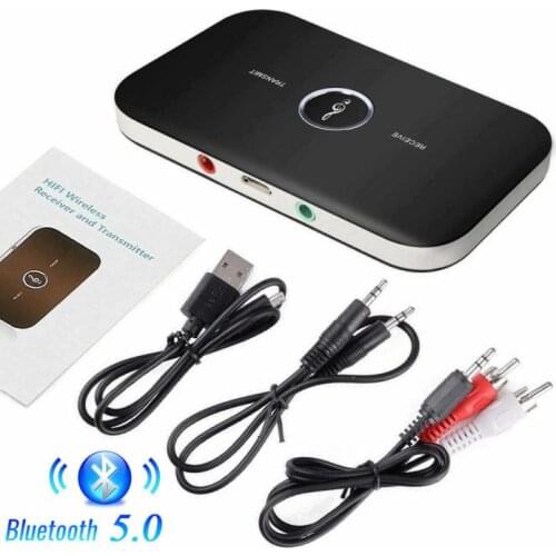Bluetooth 5.0 Audio Transmitter Receiver 3.5mm 3.5 AUX USB Stereo Music Wireless Adapter Dongle For PC TV Headphone Car Speaker