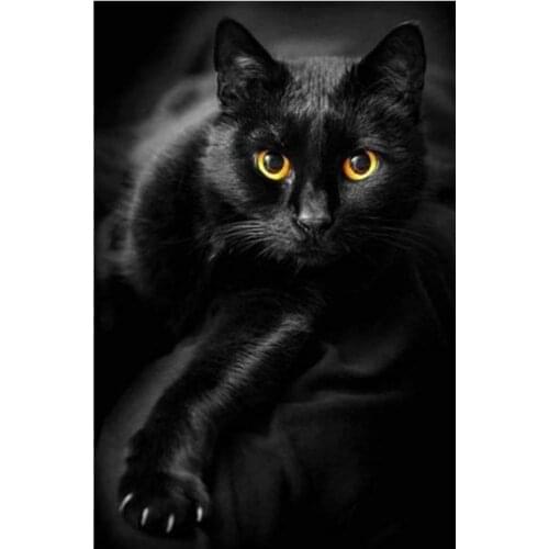 Black Cat art wall sticker newspaper home bar cafe decoration painting