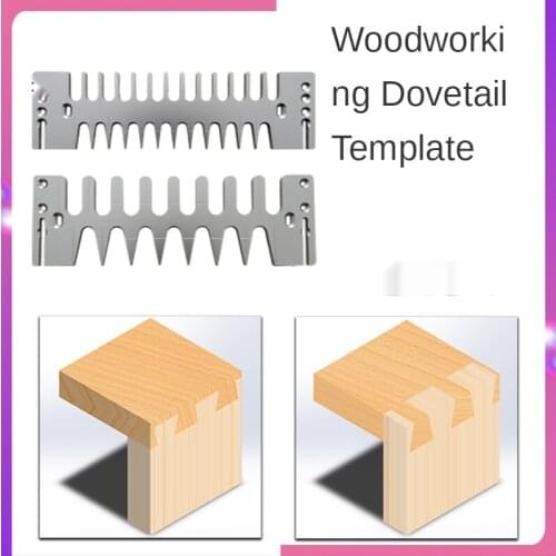 Woodworking dovetail tenon machine template Beehive dovetail straight tenon mold DIY tool