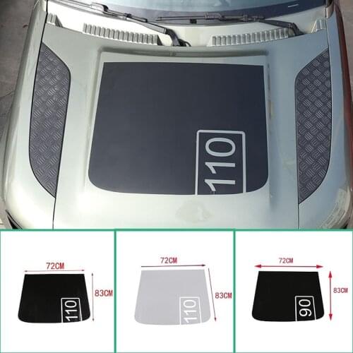 For Land Rover Defender 90 110 2020-2021 Car Front Protective Cover Cover Sticker Car Exterior Modification Parts