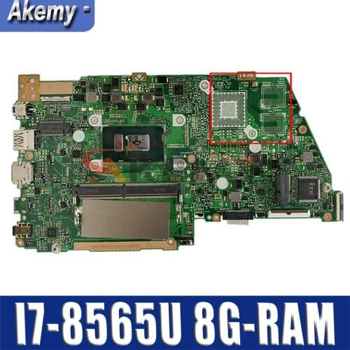 X430UA Mainboard For ASUS A430U S4300U X430UA X430U Laptop motherboard Motherboard W/ 8G-RAM I7-8565U