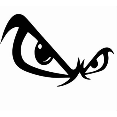 No Fear car sticker skate bmx snowboard surf scooter bad boy eyes