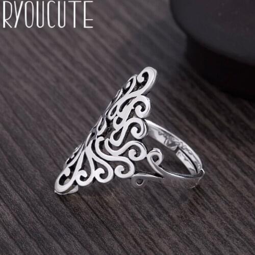 Charming Boho Flower Rings For Women Vintage Finger Ring 2020 Knuckle Female Fashion Jewelry Wedding Gifts