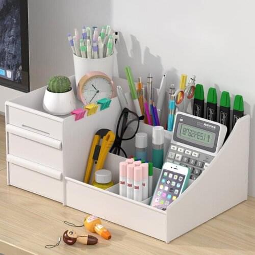 Best Cosmetic Organizer Plastic Jewelry Comestics Storage Box Lipstick Nail Polish Container Drawers Desktop Sundries Storage