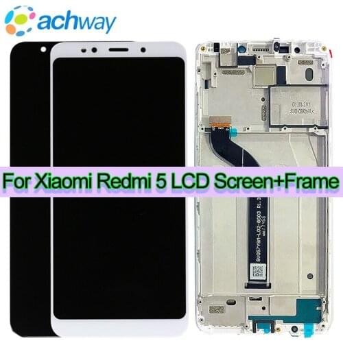 Origianl 5.7" for Xiaomi Redmi 5 LCD Display MDG1, MDI1 Display Touch Panel Digitize Assembly With Frame for Redmi 5 Lcd Display