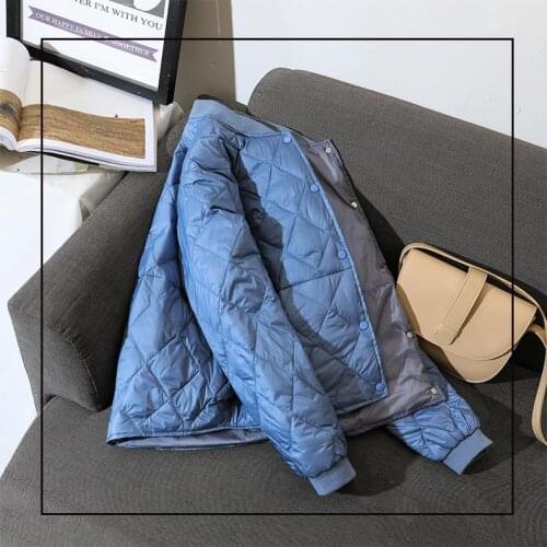 Autumn Winter Short Outwear Casual Jackets Solid Tops All-Match Simple Fresh Stylish Warm Women Coat Loose Down Cotton Parka New