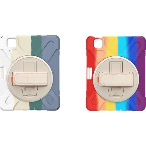 Suitable for iPad Pro 11 2018/2020 Tablet Case with 360 degree Rotating Lightweight Stand Hand Strap