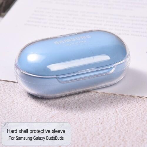 Shockproof Transparent Hard Case For Samsung Galaxy Buds Case Bluetooth Earphone Pouch Cover For Samsung Buds Buds Plus Case Bag