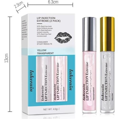 4ml Transparent Lip Gloss Clear Oil Sexy Glitter Lip Balm Liquid Lipstick Moisturizing Lips Plumper Women Lip Enhancement Gel