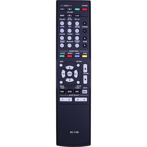 RC-1189 Replace Remote Control for Denon AV Receiver AVR-S720W AVR-S700W RC-1181 AVR-S710W AVR-X1100W AVR-X1200W