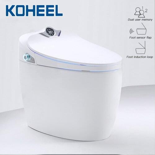 KOHEEL Smart Toilet Intelligent Toilet WC Elongated Remote Controlled Toilet One-Piece Integrated Automatic Home living F10