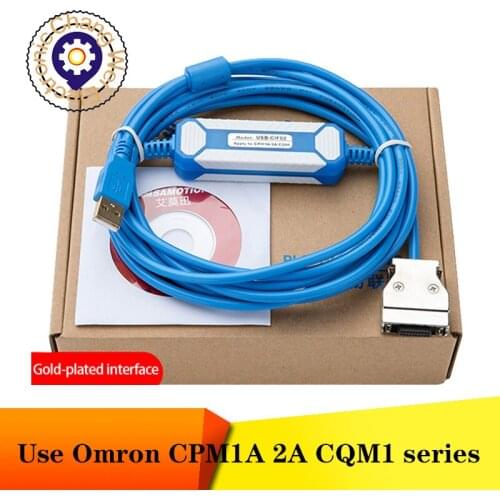 Hot!USB-CIF02 Gpld-plated Programming Cable Suitable For Omron PLC Communication CPM1 CPM1A/2A CQM1 C200HS C200HX/HG/HE Data