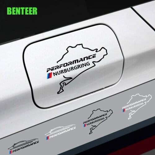 1pc M Performance Car tank cap sticker for BMW E30 E34 E36 E39 E46 E60 E87 E90 F10 F20 F30 E80 E70 320 330 335 520 530 535 550