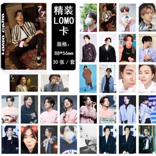 30pcs/set K-pop GOT7 photocard Youngjae 02 Single Fashion high quality GOT7 Lullaby Album Photo card stationery set new arrivals
