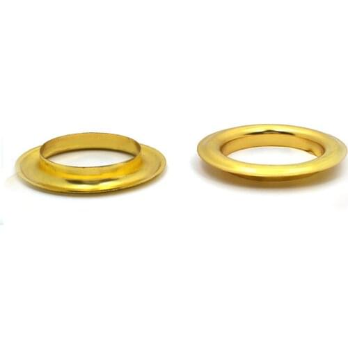 #40 ( Inner 40mm ) Gold Finish Eyelets Grommets With Washers ,Pack of 200 sets