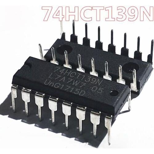 5pcs/lot 74HCT139N 74HCT139 DIP-16