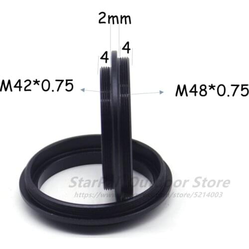 StarPal scope rings adapter M48*0.75 M42*0.75 to outer screw